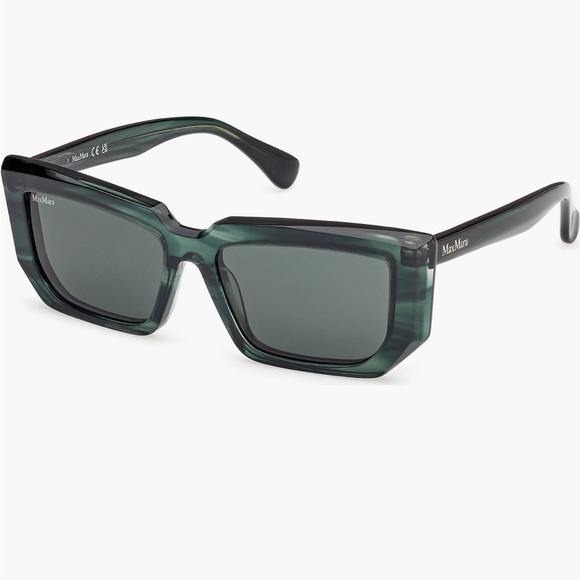 MAX MARA
SUNGLASSES, MM0126 98N GREEN UNISEX EYEWEAR NWC main image 11